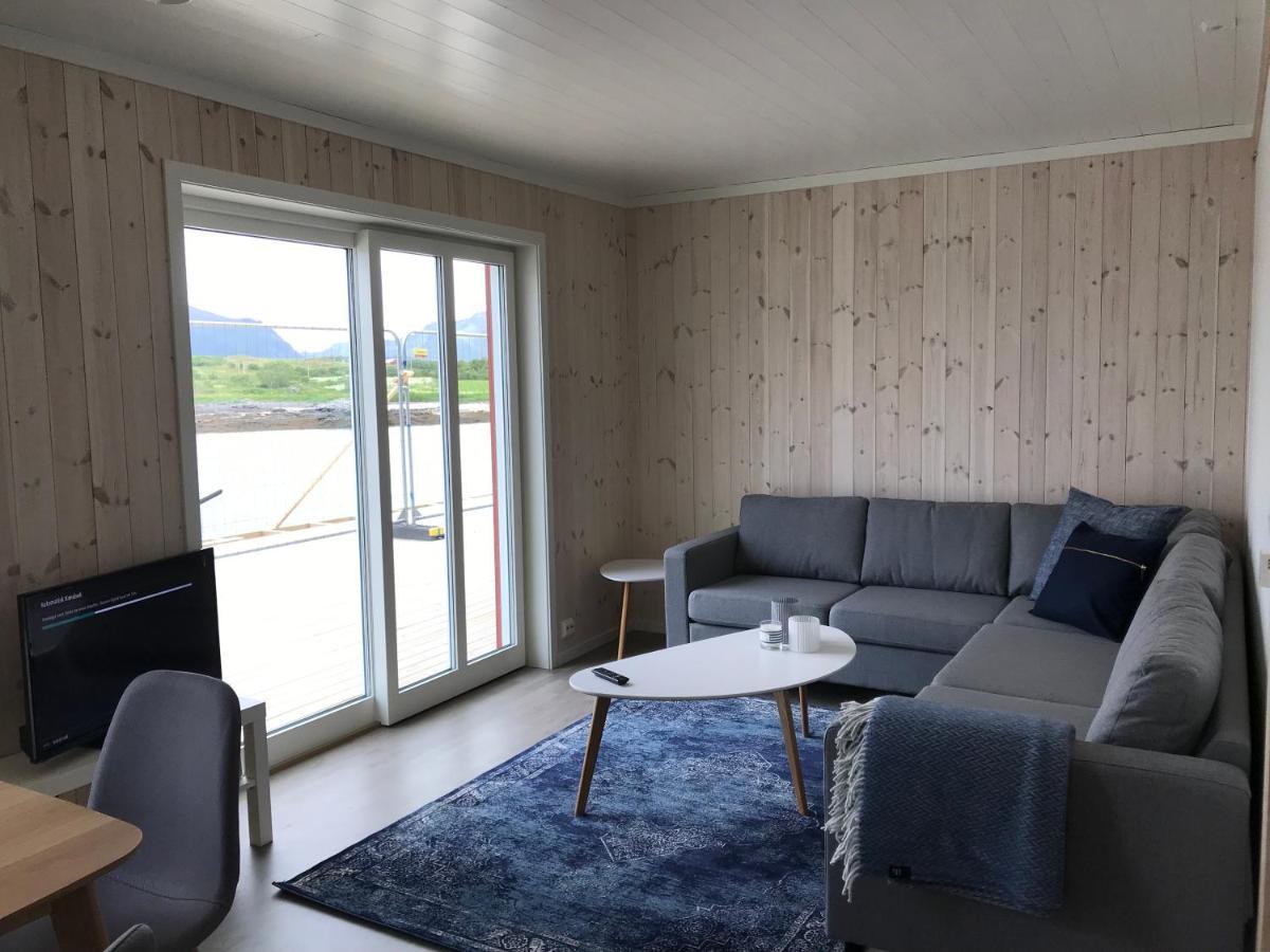Nappstraumen Seafront Cabin Leknes Exteriér fotografie